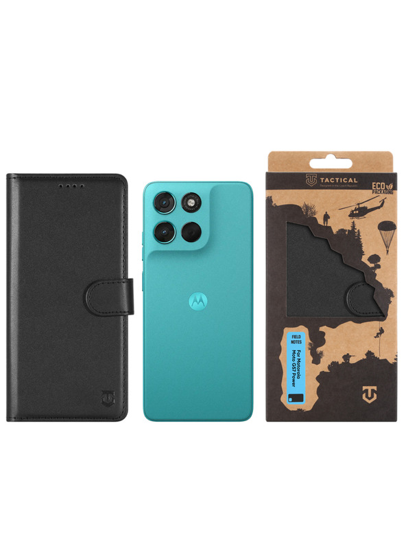 Tactical Tactical Field Notes Motorola Moto G57 Power számára Fekete