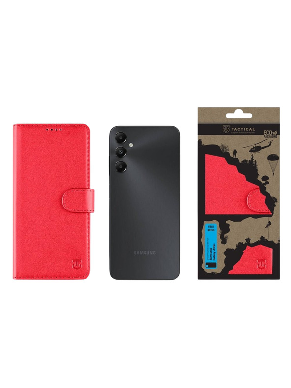 Tactical Tactical Field Notes Samsung Galaxy A05s számára Piros