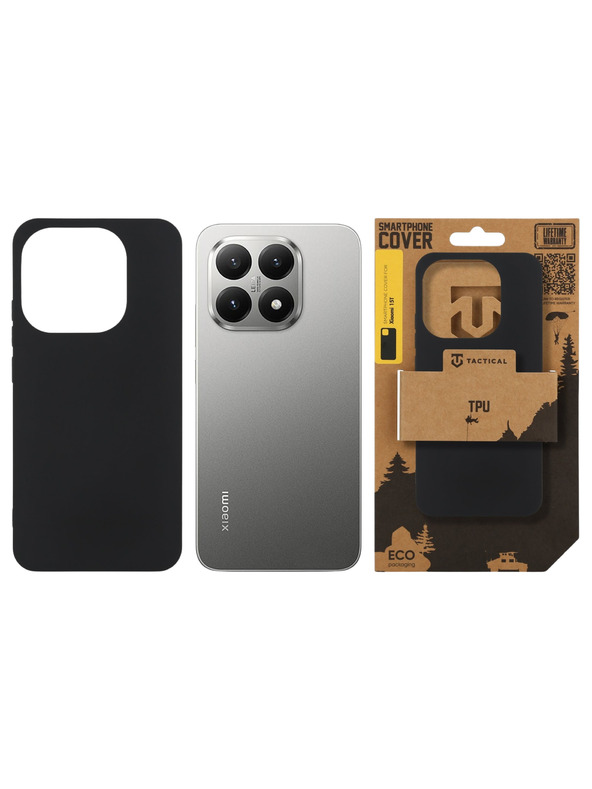 Tactical Tactical TPU Tok Xiaomi 15T számára Fekete