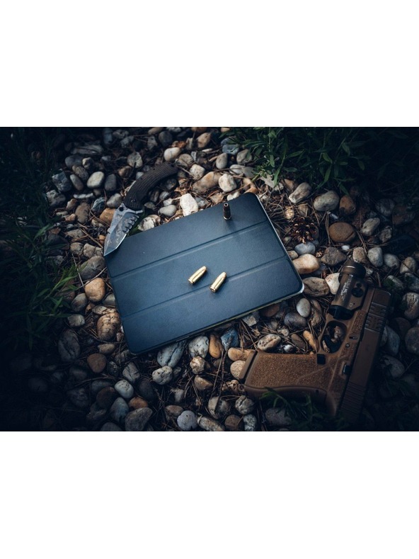 Tactical Tactical Book Tri Fold Tok Xiaomi Redmi Pad SE 11 számára Fekete