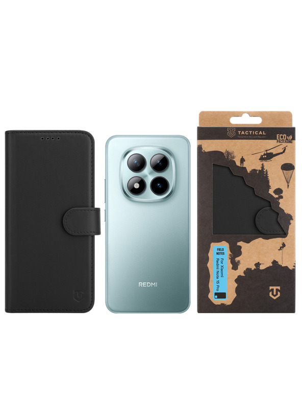 Tactical Tactical Field Notes a Xiaomi Redmi Note 15 Pro 4G számára Black