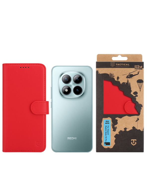 Tactical Tactical Field Notes a Xiaomi Redmi Note 15 Pro 5G számára Red