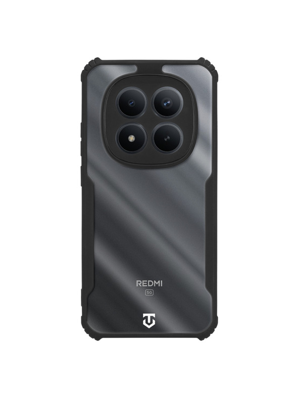 Tactical Tactical Quantum Stealth Tok a Xiaomi Redmi Note 15 Pro+ 5G/Poco M8 Pro számára Clear/Black