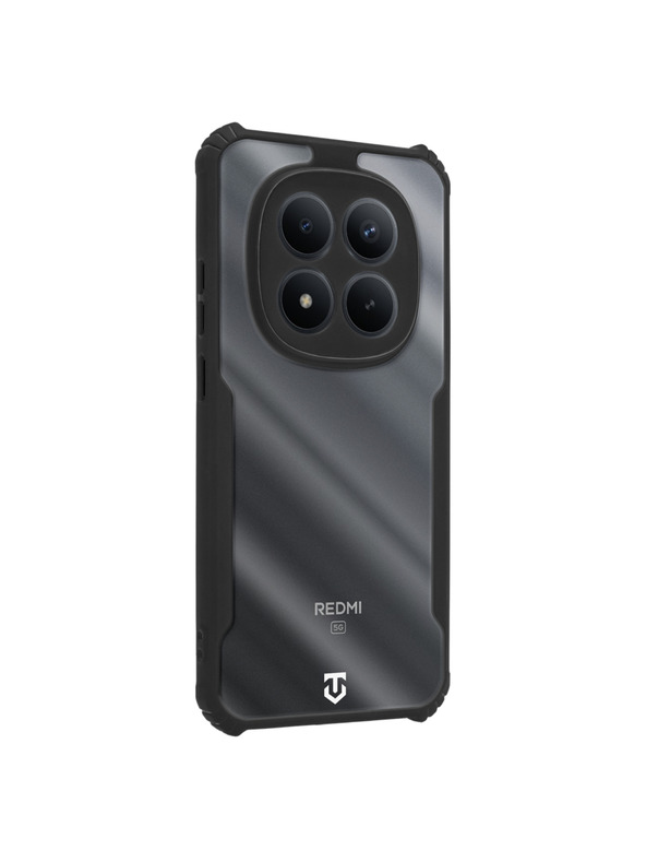 Tactical Tactical Quantum Stealth Tok a Xiaomi Redmi Note 15 Pro+ 5G/Poco M8 Pro számára Clear/Black