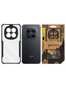 Tactical Tactical Quantum Stealth Tok a Xiaomi Redmi Note 15 Pro+ 5G/Poco M8 Pro számára Clear/Black