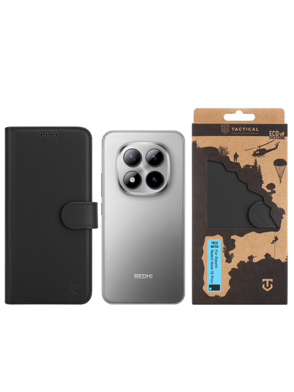 Tactical Tactical Field Notes a Xiaomi Redmi Note 15 Pro+ 5G/Poco M8 Pro számára Black