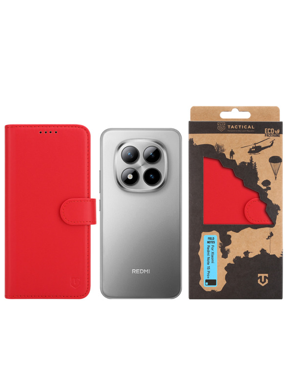 Tactical Tactical Field Notes a Xiaomi Redmi Note 15 Pro+ 5G/Poco M8 Pro számára Red