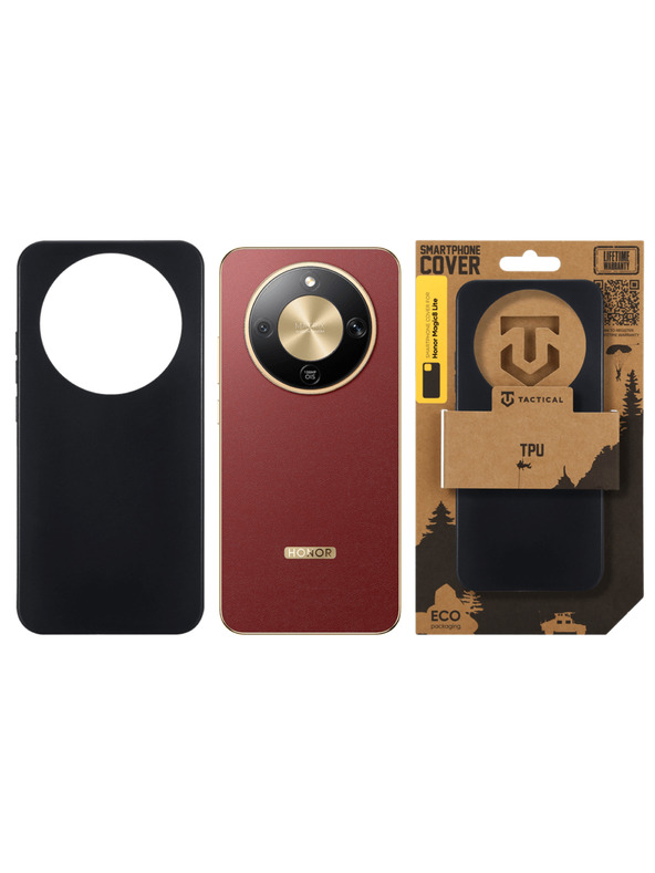 Tactical Tactical TPU Tok Honor Magic8 Lite-hez Fekete