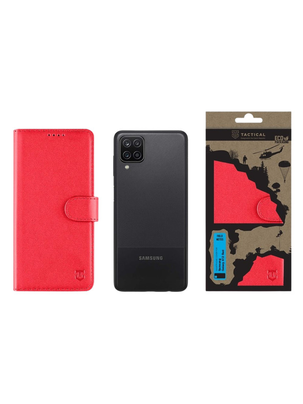 Tactical Tactical Field Notes Samsung Galaxy A12-höz Piros