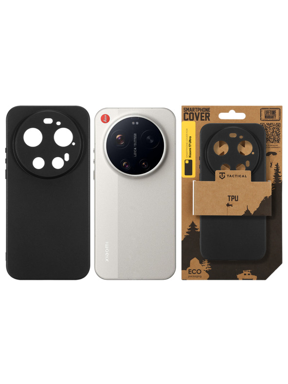 Tactical Tactical TPU Tok Xiaomi 17 Ultra-hez Fekete