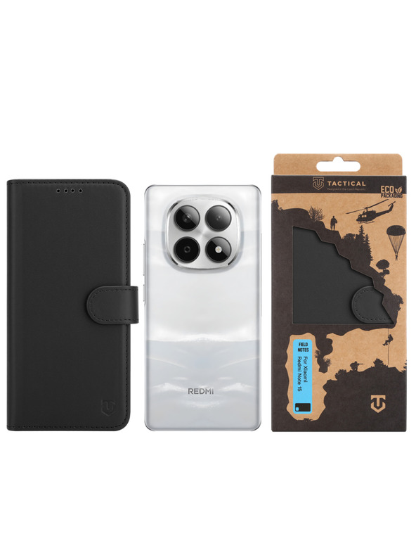 Tactical Tactical Field Notes Xiaomi Redmi Note 15 4G/5G-hez Fekete