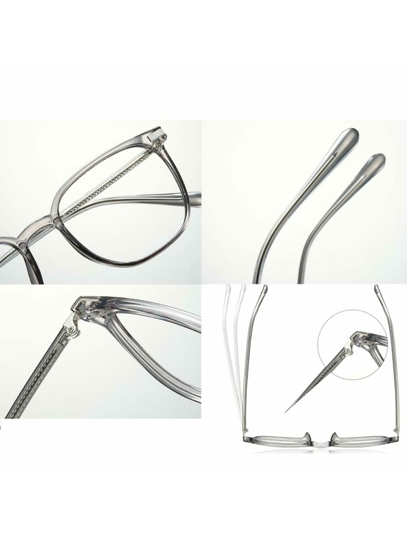 VEYREY VeyRey nerds napszemüveg Extrabeet szürke keret tiszta lencsék