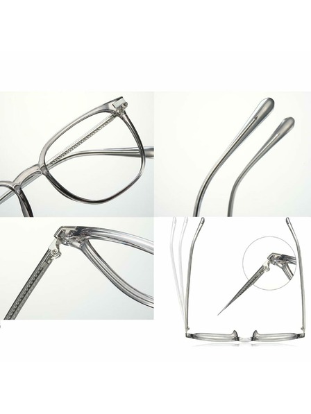 VEYREY VeyRey nerds napszemüveg Oocu rózsaszín keret tiszta lencsék