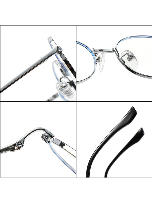 VEYREY VeyRey lencse napszemüveg Convuf ezüst keret tiszta lencsék