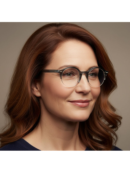 VEYREY VeyRey lencse napszemüveg Exor fekete keret tiszta lencsék