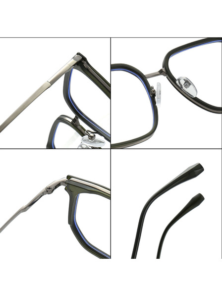 VEYREY VeyRey szögletes napszemüveg Stritad arany keret tiszta lencse