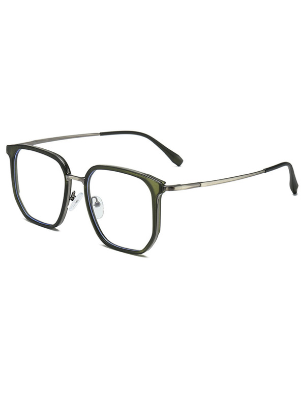 VEYREY VeyRey szögletes napszemüveg Korn fekete/többszínű/zöld keret tiszta lencse