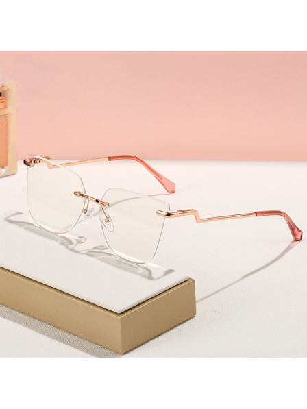 VEYREY VeyRey női cat-eye női kékfény szűrő szemüveg Yapp arany keret tiszta lencse