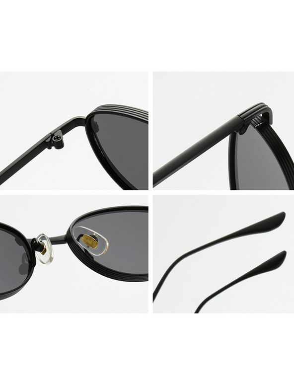 VEYREY VeyRey lninkas napszemüveg Prodom fekete keret rózsaszín lencse