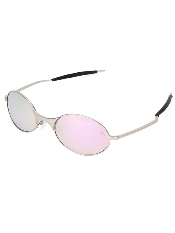 VEYREY VeyRey ovális polarizált napszemüveg Pemu szürke keret rózsaszín lencse