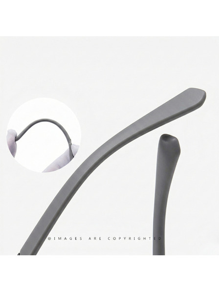 VEYREY VeyRey szögletes napszemüveg Quinite fekete keret piros lencse