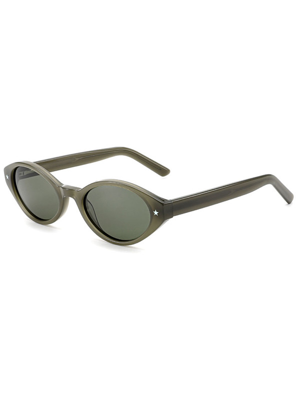 VEYREY VeyRey női cat-eye acetát polarizált napszemüveg Aest zöld keret zöld lencse