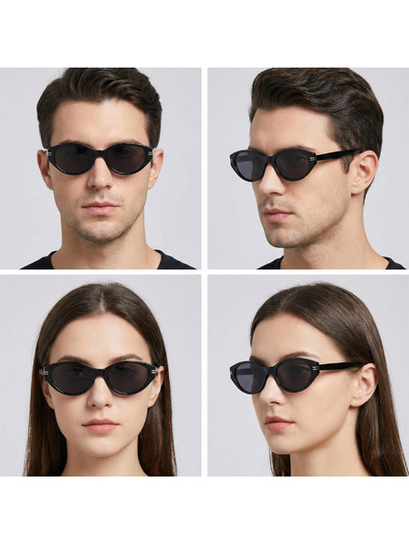 VEYREY VeyRey női cat-eye polarizált napszemüveg Hupi fekete keret fekete lencse