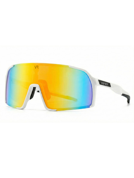 VEYREY VeyRey gyermek sport napszemüveg Wegub fehér keret arany lencsék