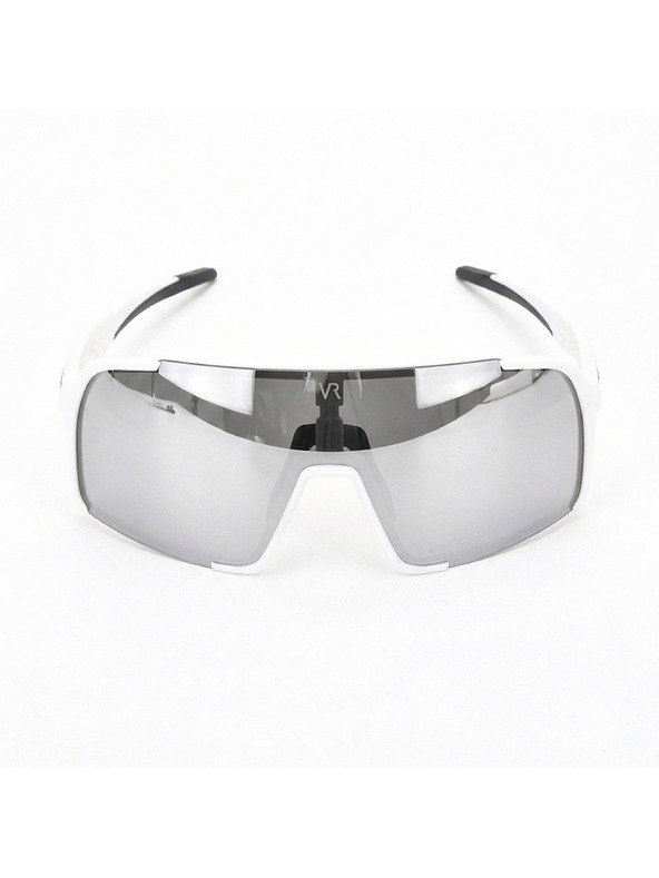 VEYREY VeyRey sport napszemüveg Burub fehér keret ezüst lencse