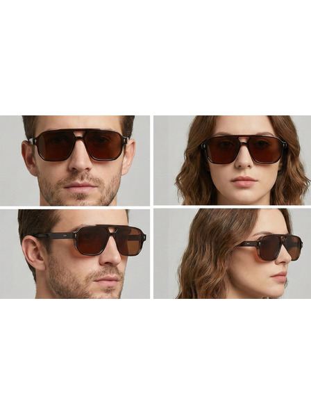 VEYREY VeyRey pilóta napszemüveg Enkick barna keret barna lencse