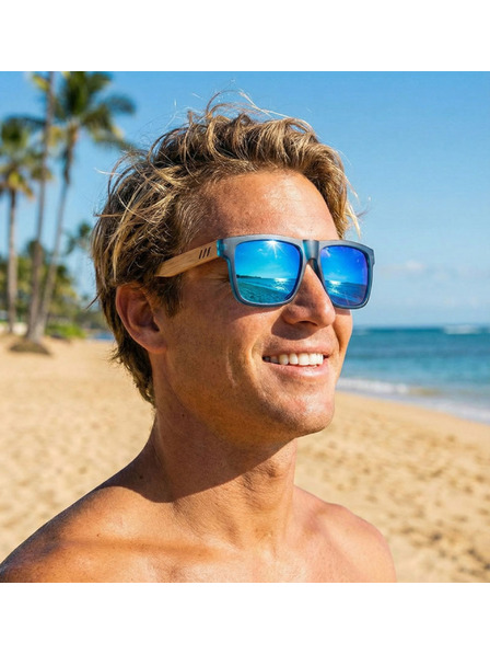 VEYREY VeyRey geek polarizált napszemüveg Surance kék keret kék lencse