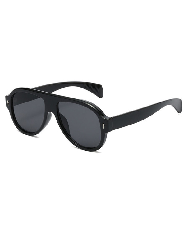 VEYREY VeyRey pilóta napszemüveg Monoeet fekete keret fekete lencsék