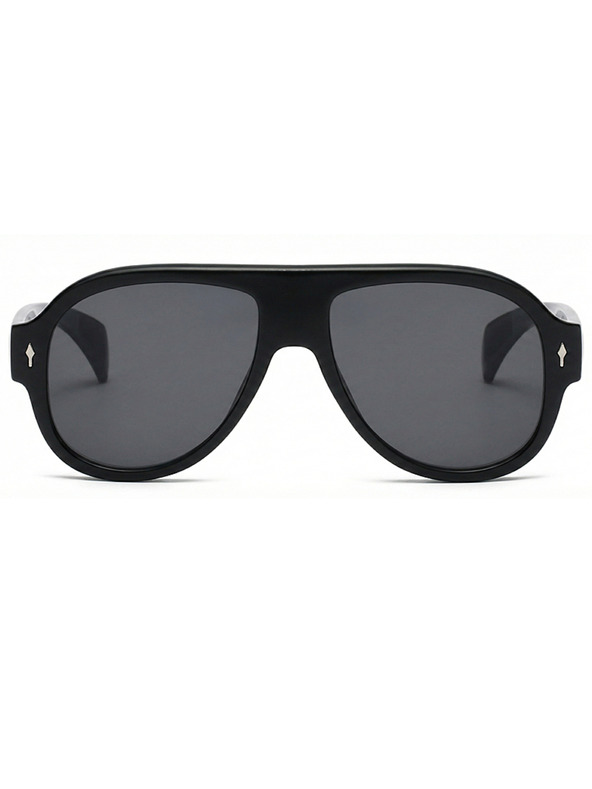 VEYREY VeyRey pilóta napszemüveg Monoeet fekete keret fekete lencsék