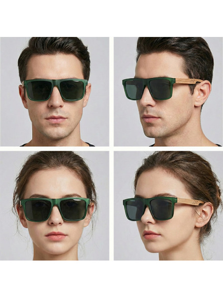 VEYREY VeyRey nerd polarizált napszemüveg Surance zöld keret fekete lencsék