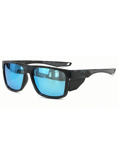 VEYREY VeyRey sportos polarizált napszemüveg Libish fekete keret kék lencsék