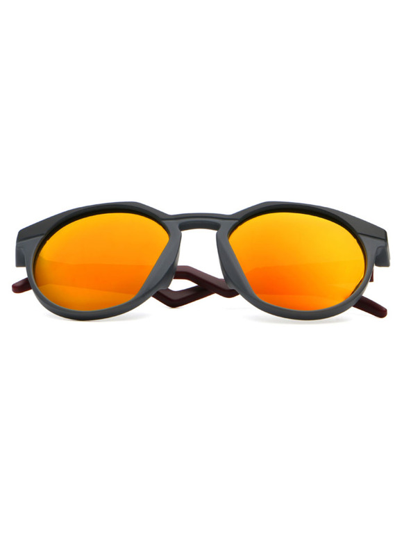 VEYREY VeyRey ovális polarizált napszemüveg Contralance fekete keret piros lencsék