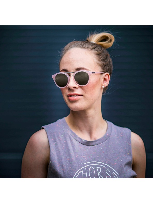 Horsefeathers Nomad napszemüveg - gloss rose/mirror champagne