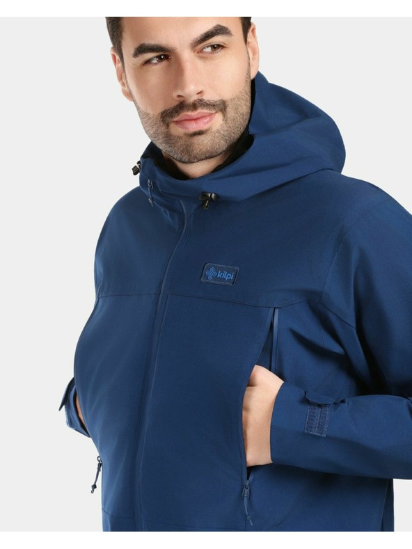 Kilpi Férfi hosszabbított outdoor kabát Kilpi AYRA-M Sötét kék