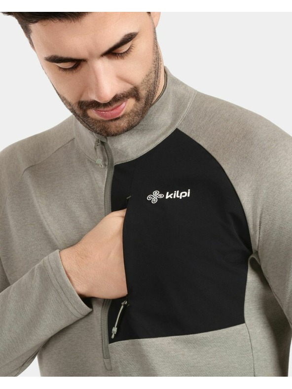 Kilpi Férfi sport pulóver Kilpi MONTALE-M Zöld