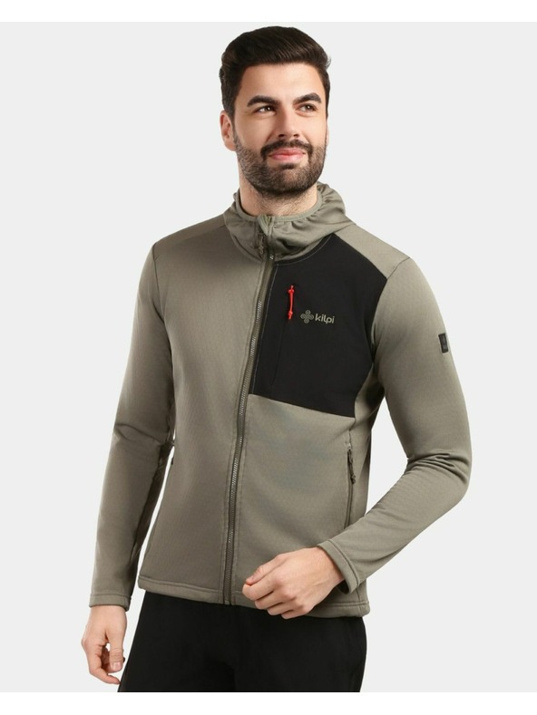Kilpi Férfi fleece pulóver Kilpi SEVELEN-M Zöld