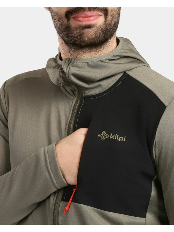 Kilpi Férfi fleece pulóver Kilpi SEVELEN-M Zöld