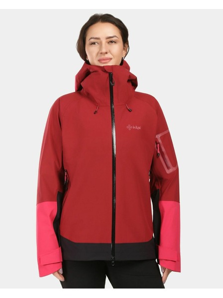 Kilpi Női Hardshell vízálló dzseki Kilpi MAMBA-W Sötétvörös