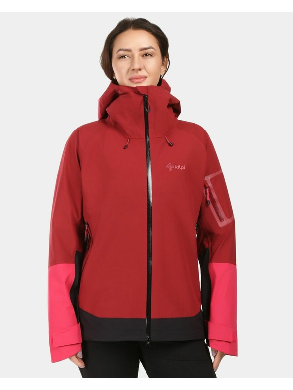 Kilpi Női Hardshell vízálló dzseki Kilpi MAMBA-W Sötétvörös
