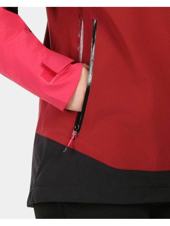 Kilpi Női Hardshell vízálló dzseki Kilpi MAMBA-W Sötétvörös