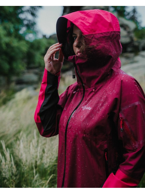 Kilpi Női Hardshell vízálló dzseki Kilpi MAMBA-W Sötétvörös
