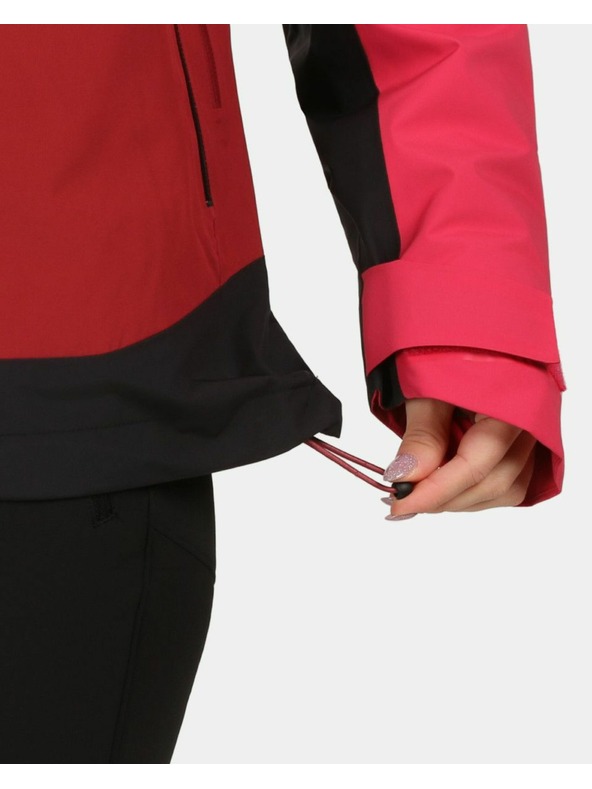 Kilpi Női Hardshell vízálló dzseki Kilpi MAMBA-W Sötétvörös