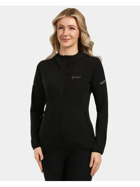 Kilpi Női sportpulóver kapucnival Kilpi MEMPHIS-W Fekete