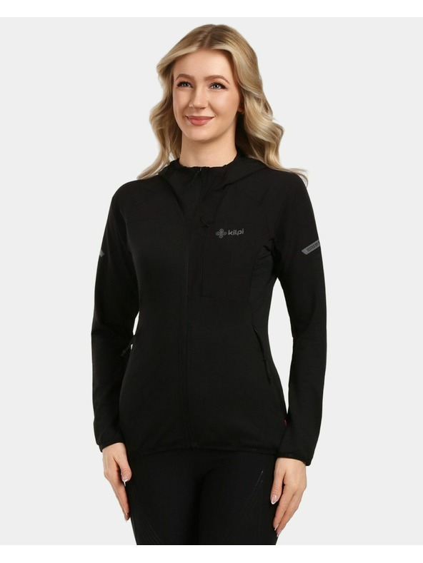 Kilpi Női sportpulóver kapucnival Kilpi MEMPHIS-W Fekete