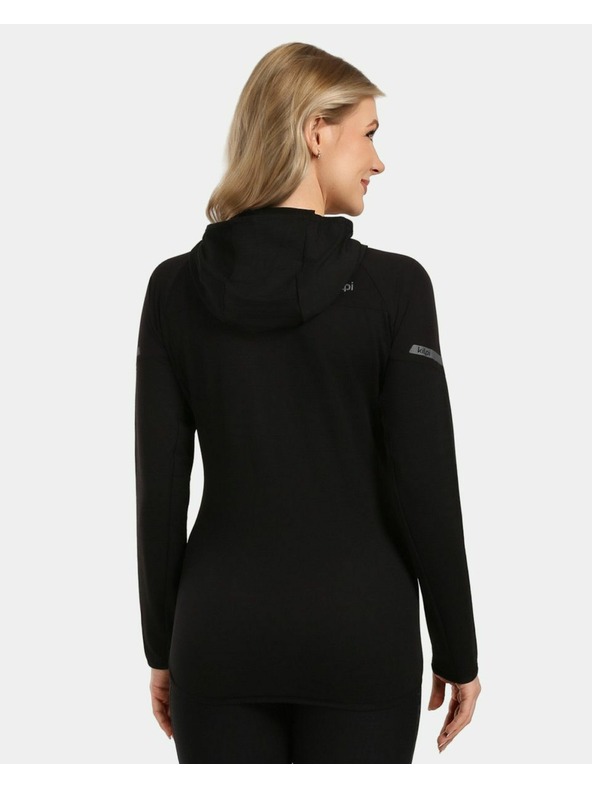 Kilpi Női sportpulóver kapucnival Kilpi MEMPHIS-W Fekete