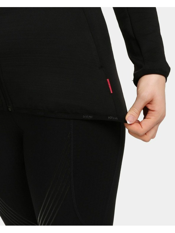 Kilpi Női sportpulóver kapucnival Kilpi MEMPHIS-W Fekete